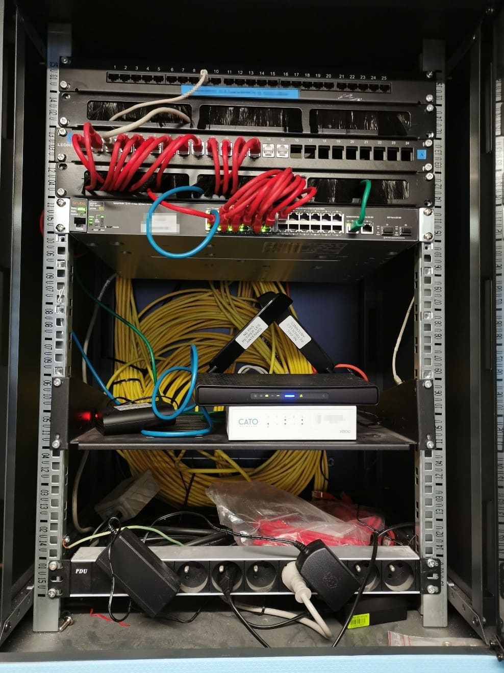 Baie réseau et câblage